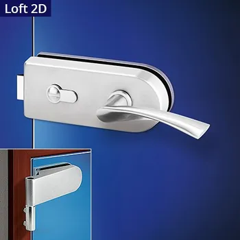 Dveřní kování ACT SERVIS ACT - Eura Loft OV 2D Provedení: PZ (vložkový zámek), Povrch: IN - nerez