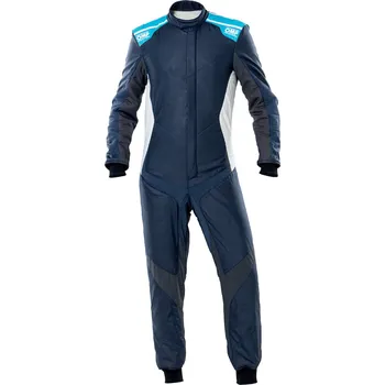 Moto kombinéza FIA Kombinéza OMP ONE EVO X modře/tyrkizová