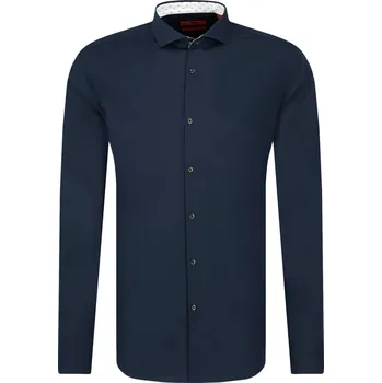 Pánská košile HUGO Košile Errik | Barva:tmavě modrá | Velikost:42
