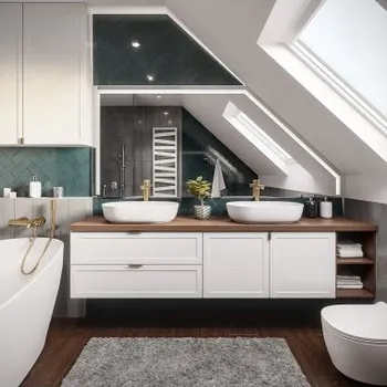 Zrcadlo Pískované zrcadlo do podkroví - na míru - LEGA LED