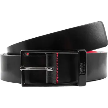 Módní doplněk HUGO Kůžoný opasek Gavino | Barva:černý | Velikost:95