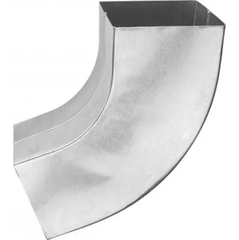 okap Koleno pozinkované hranaté 120 mm lisované