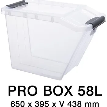Úložný box Úložný box PRO BOX 58 L se zkoseným čelem MIKAWI 15-2775