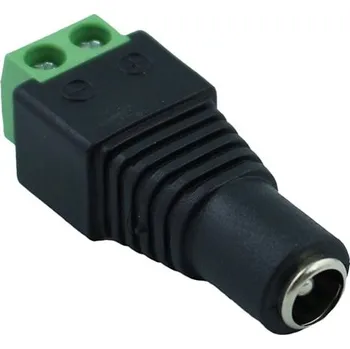 Elektrický konektor Napájecí konektor DC 5.5/2.1mm se svorkovnicí - samice
