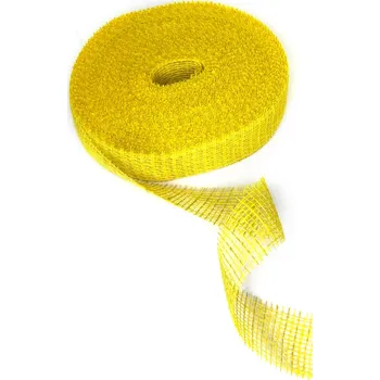Stuha Juta, stuha, šíře 5cm, balení 2m, ŽLUTÁ
