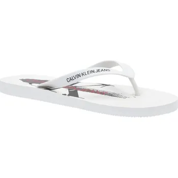 Pánská obuv CALVIN KLEIN JEANS Žabky EDOARDO | Barva:bílý | Velikost:43