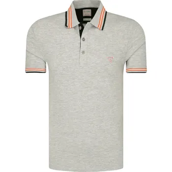 GUESS JEANS Polokošile NOLAN | Barva:šedý | Velikost:S