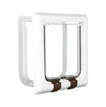 Dvířka pro psa Dvířka kočka plast 4P Bílá Trixie 1ks