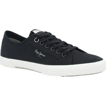 Pánské pantofle Pepe Jeans London Tenisky ABERMAN SMART | Barva:černý | Velikost:41