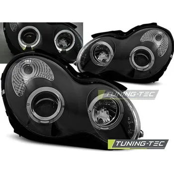 Přední světlomet PŘEDNÍ SVĚTLA ANGEL EYES ČERNÁ pro MERCEDES W203 C-KLASA 07.00-03.04