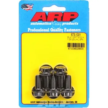 Šroub M10 x 1.25 x 20 12pt černý oxid šrouby (5ks)