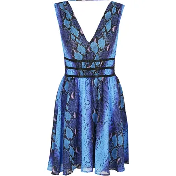 Dámské šaty GUESS JEANS Šaty GINNY | Barva:modrý | Velikost:M