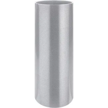 Plech plech hliníkový děrovaný 0,70 x 1000 mm bílo hliníkový RAL9006