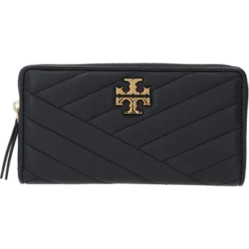 Peněženka TORY BURCH Kůžoný peněženka KIRA CHEVRON | Barva:černý | Velikost:OS