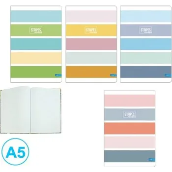 Kniha záznamová A5 linka 96listů Stripes