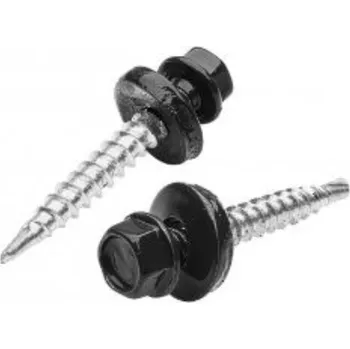 Šroub šroub farmářský černý 4.8x20 RAL 9005