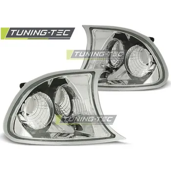 Osvětlení automobilu PŘEDNÍ SMĚROVÁ SVĚTLA CHROM pro BMW E46 04.99-08.01 COUPE
