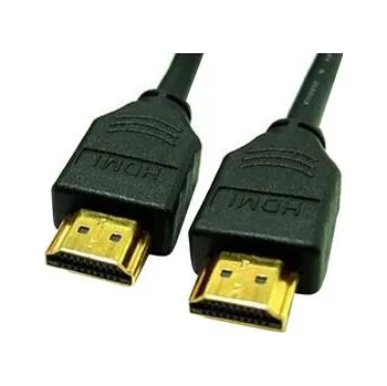 Video kabel Video kabel HDMI samec - HDMI samec, HDMI 1.4 - High Speed with Ethernet, 5m, pozlacené ko (KM0501IGQL)