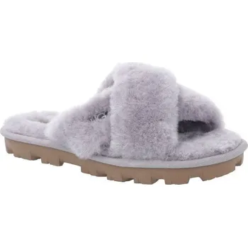 Dámské slipry UGG Kůžoné domácí obuv FUZZETTE | Barva:šedý | Velikost:37
