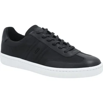 Pánské tenisky boss Tenisky Ribeira s přídavkem kůže | Barva:černý | Velikost:40