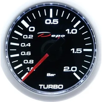 Budík Budík DEPO racing Tlak turba elektrický - Night glow série 2BAR