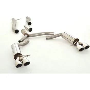 76mm Výfukový systém- Duplex (nerez) - s certifikátem ECE (991037ASL-X3-X)