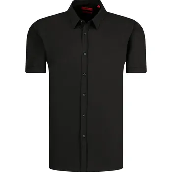 Pánská košile HUGO Košile Vody | Barva:černý | Velikost:41