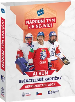 Příslušenství ke karetním hrám Album A4 na sběratelské hokejové karty Český hokej národní tým 2022 + 10 fólií
