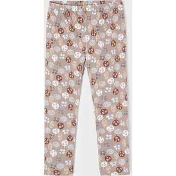 Dívčí kalhoty Bavlněné legínové kalhoty Mayoral 4764 hnědé Rozměr: 122