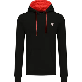 Pánská mikina GUESS JEANS Mikina CHRISTIAN | Barva:černý | Velikost:XXL