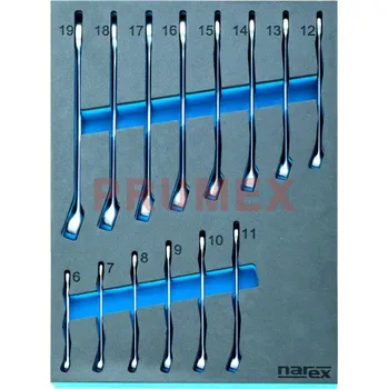 Klíč Modul očkoplochých klíčů 6-19mm/14dílů DIN 3113, NAREX-MODUL, M 230406.614 - DIN3113
