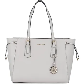 Michael Kors Kůžoná kabelka shopper VOYAGER | Barva:béžový | Velikost:OS