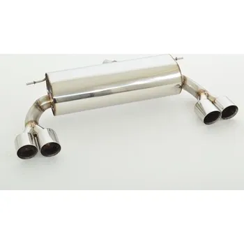 Tlumič výfuku sportovní tlumič výfuku- Duplex (nerez) - s certifikátem ECE (971367AMD-X)