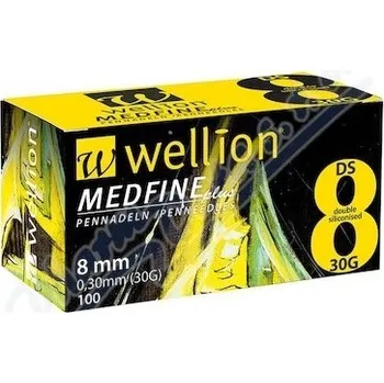 Odběrové pero Jehly WELLION MEDFINE PLUS 31Gx8mm (30Gx8mm) 100ks