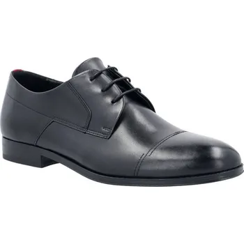 Pánská zimní obuv HUGO Kůžoné derby boty Boheme | Barva:černý | Velikost:40