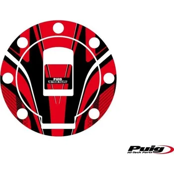 Ochranné nálepky na víčko nádrže puig radikal 6322r červená
