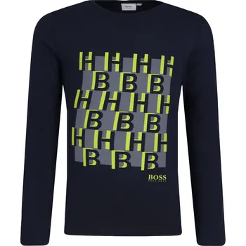 Pánské tričko boss Tričko s dlouhým rukávem | Barva:tmavě modrá | Velikost:140