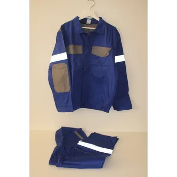 pracovní souprava Voženílek Montérky komplet pracovní blůza a kalhoty - modrý Velikost: 182/50