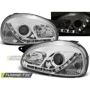 Přední světlomet PŘEDNÍ SVĚTLA OPEL CORSA B 02.93-10.00 DAYLIGHT CHROM