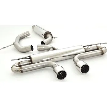 Výfuk pro motocykl 3"(76mm) Duplex Výfuk (nerez) - s certifikátem ECE (991445GR-X3-X)