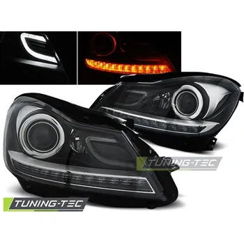 Přední světlomet PŘEDNÍ SVĚTLA ČERNÁ pro MERCEDES W204 11-