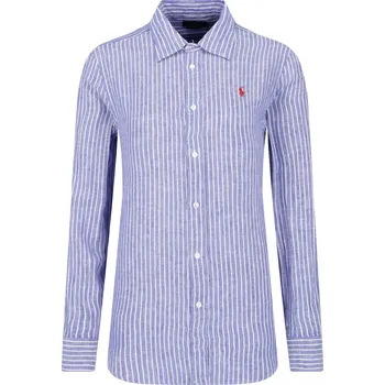Dámská košile POLO RALPH LAUREN Lněná košile | Barva:světlo modrá | Velikost:XS