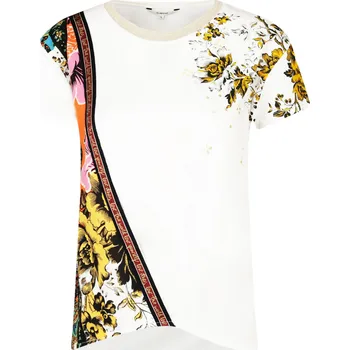 Dámské tričko Desigual Halenka ATENAS | Barva:bílý | Velikost:S