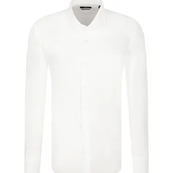 Pánská košile boss Lněná košile Jason | Barva:bílý | Velikost:44