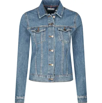 Dámská casual bunda Tommy Hilfiger Džínová bunda VIENNA EDEN | Barva:modrý | Velikost:34