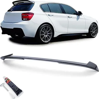 Tuning Strešný Zadní lip spoiler černý lesklá pro . BMW 1 Series F20 F21 pre-facelift 11-15