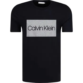 Calvin Klein Tričko FLOCK LOGO | Barva:černý | Velikost:L