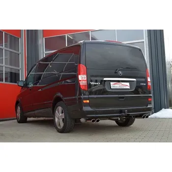 70mm Výfukový systém- Duplex Mercedes V / W639 / 2 Viano - s certifikátem ECE (881665D-X)