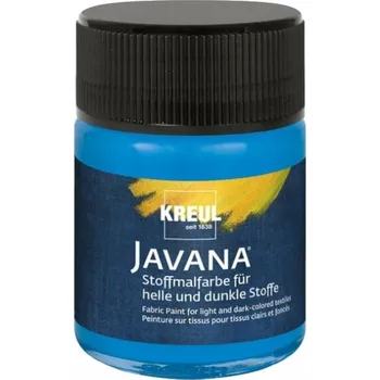 Speciální výtvarná barva Kreul Javana Barva na látky Blue 50 ml 1 ks