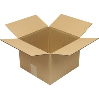 Karton Skládací krabice z vlnité lepenky, 2vrstvá, vnitřní rozměry 250 x 250 x 180 mm, kvalita 2.20EB